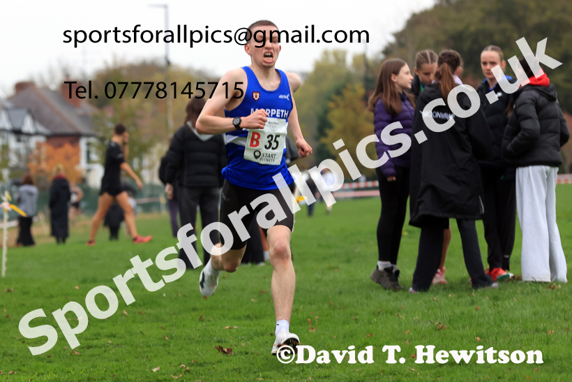 Senior Mens relay, 2025 Northern Cross Country Relays, Graves Park, Sheffield. Photo: David T. Hewitson/Sports for All Pics